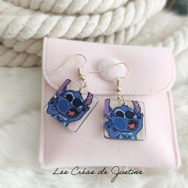 Boucles d'oreilles Stitch 