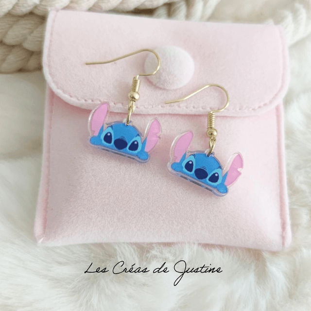 Boucles d'oreilles Stitch 