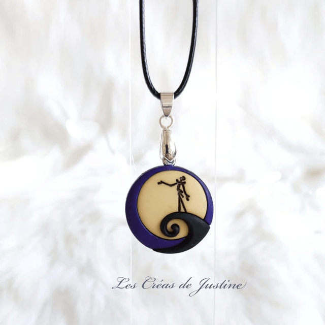 Collier spirale Jack skellington 