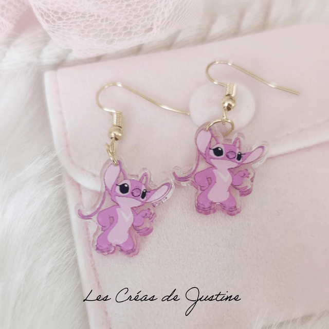 Boucles d'oreilles Stitch Angel 
