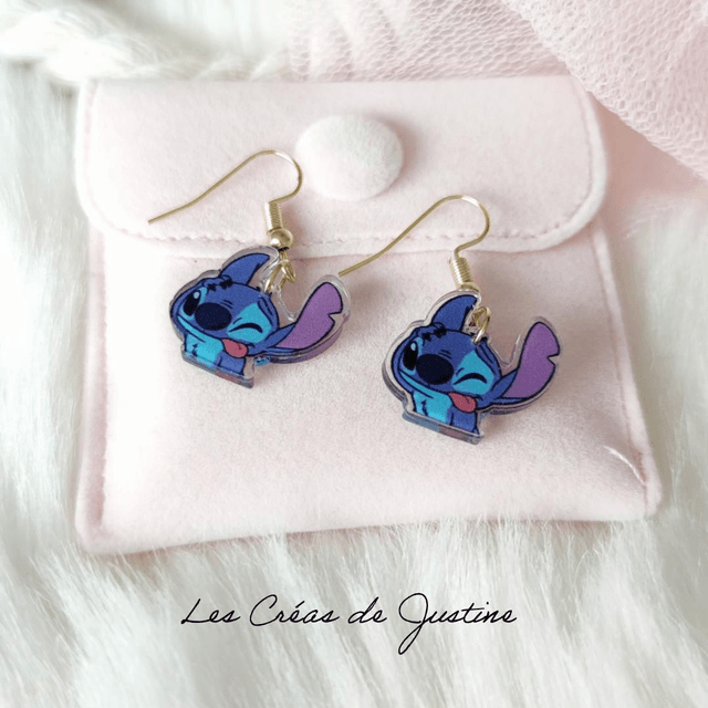 Boucles d'oreilles Stitch 