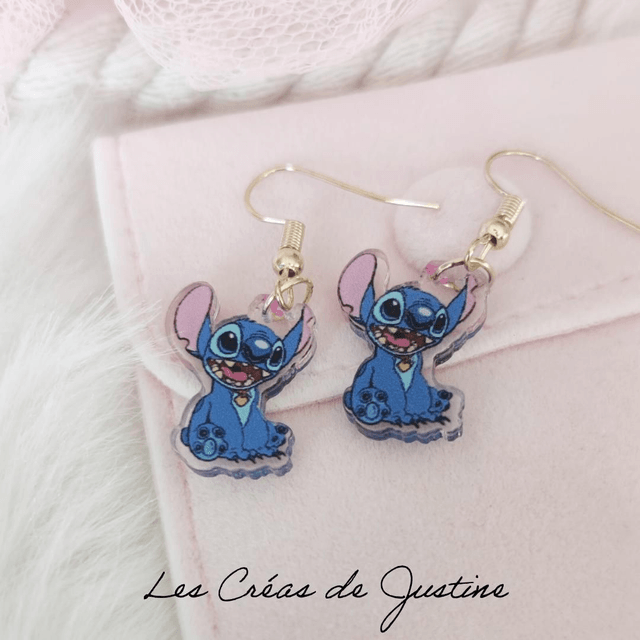Boucles d'oreilles Stitch 