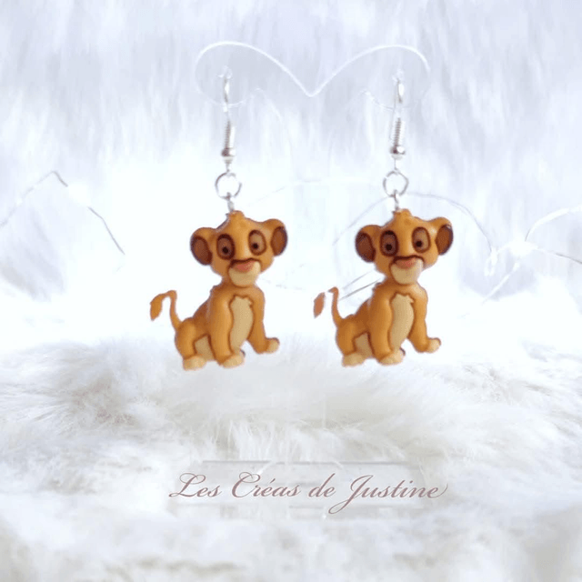 Boucles d'oreilles simba 