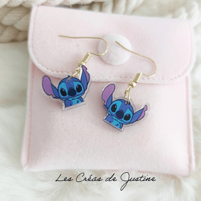Boucles d'oreilles Stitch 