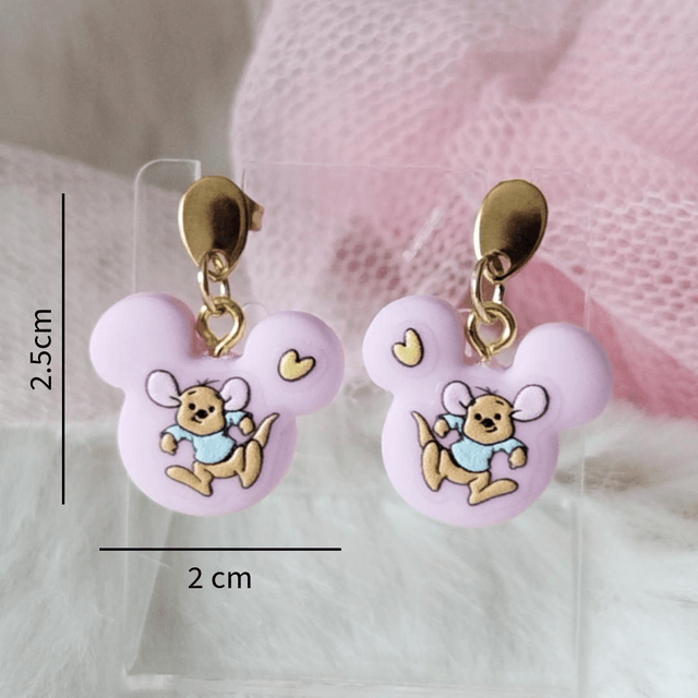 Boucles d'oreilles stitch 