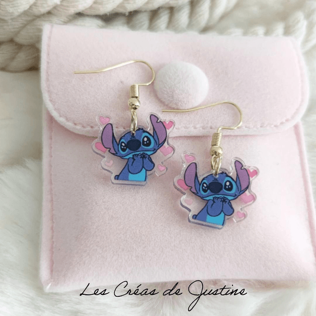 Boucles d'oreilles Stitch 