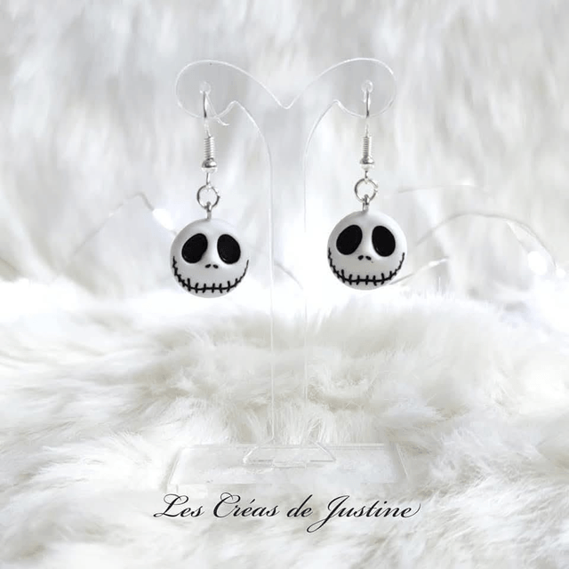 Boucles d'oreilles Jack skellington 