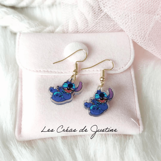 Boucles d'oreilles Stitch 