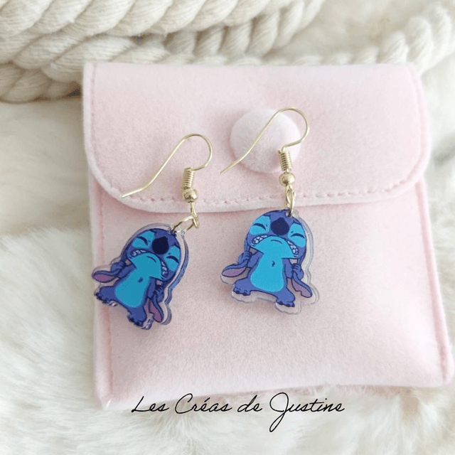 Boucles d'oreilles Stitch 