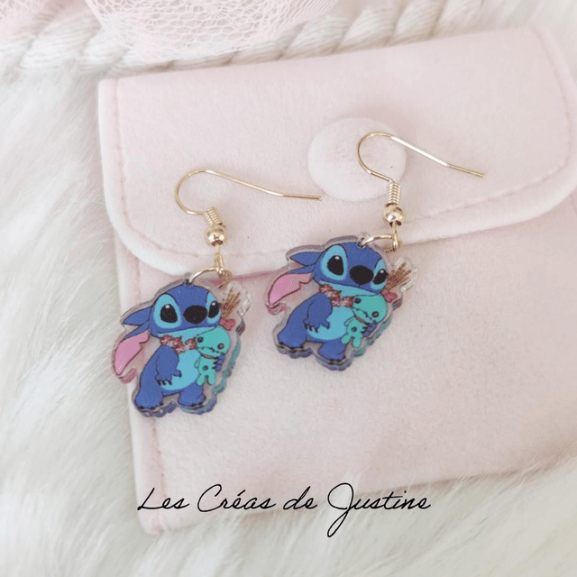 Boucles d'oreilles Stitch 