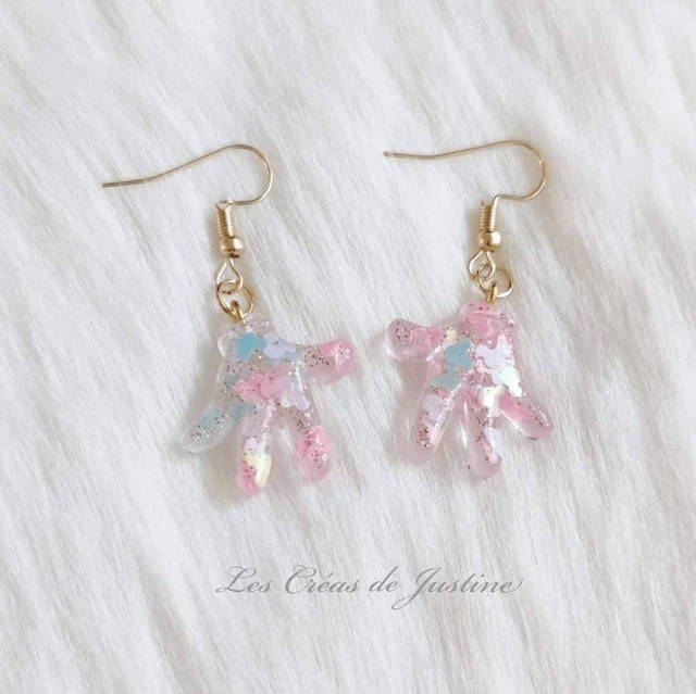 Boucles d'oreilles gants Mickey pop's 