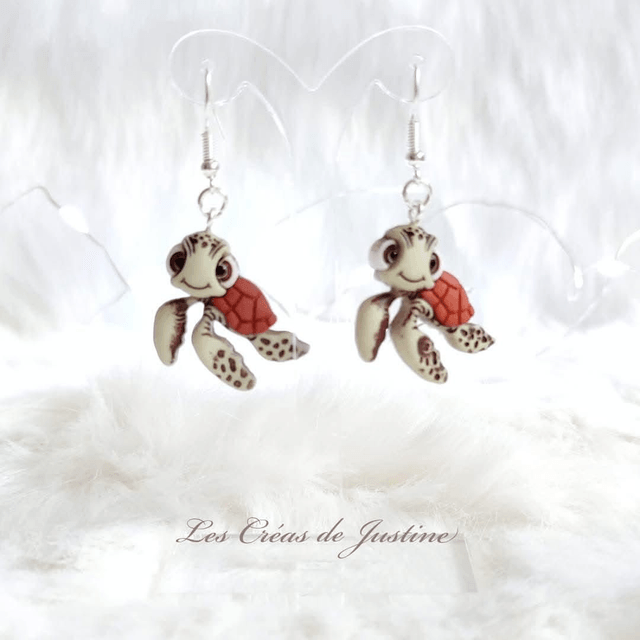 Boucles d'oreilles squizz Némo 