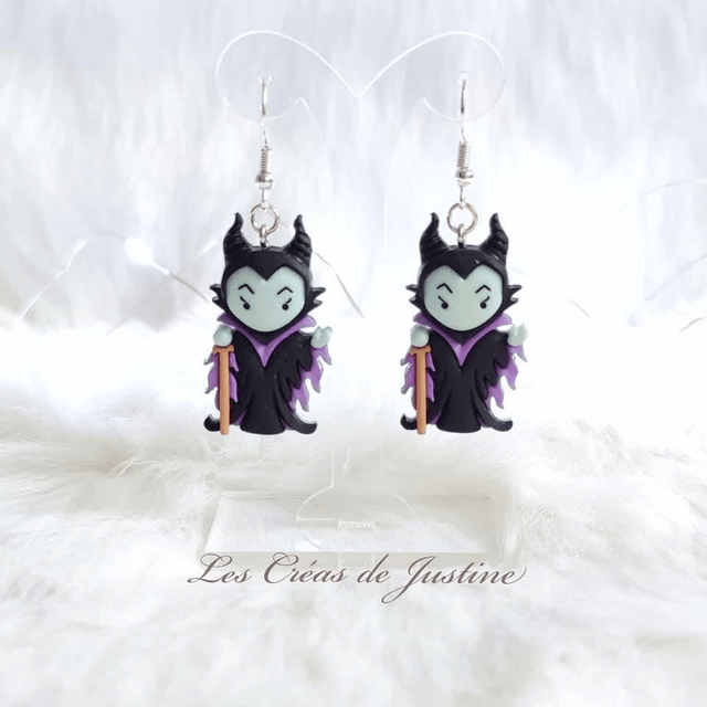 Boucles d'oreilles Maléfique 