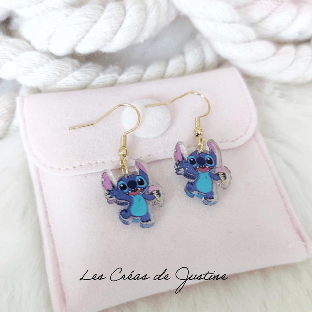 Boucles d'oreilles Stitch 
