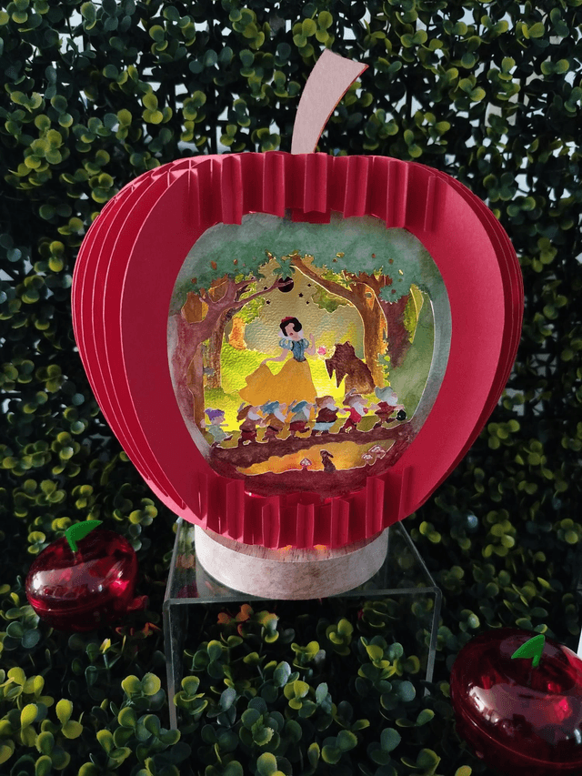 Lampe lumineuse Blanche neige 