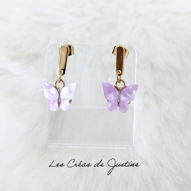 Papillons lilas 