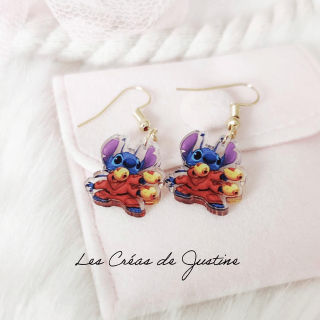 Boucles d'oreilles Stitch 
