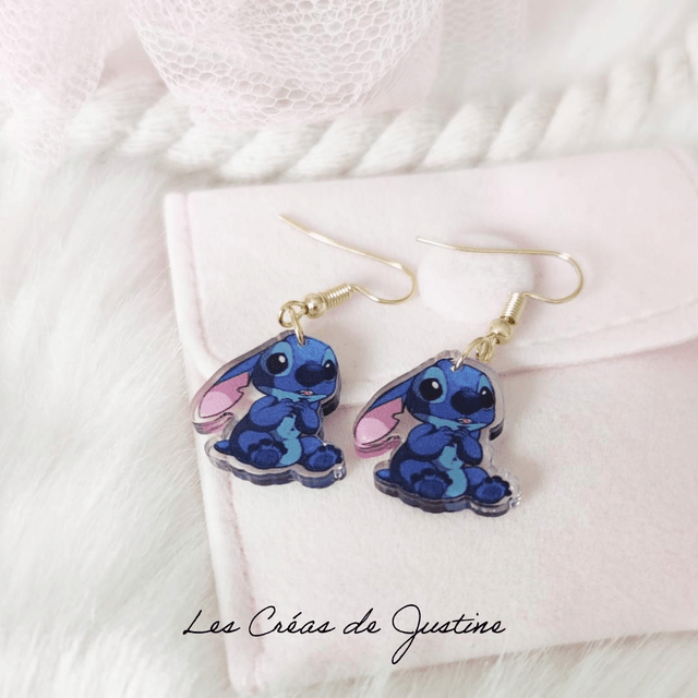 Boucles d'oreilles Stitch 
