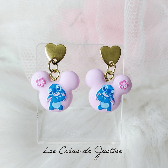 Boucles d'oreilles stitch 
