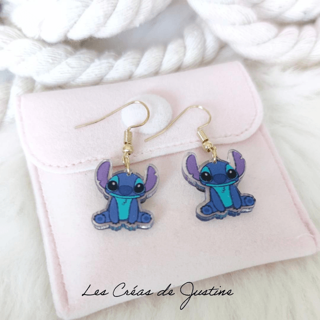 Boucles d'oreilles Stitch 