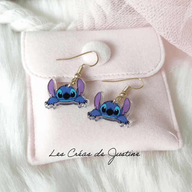 Boucles d'oreilles Stitch 