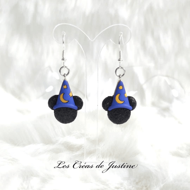Boucles d'oreilles Mickey Fantasia 