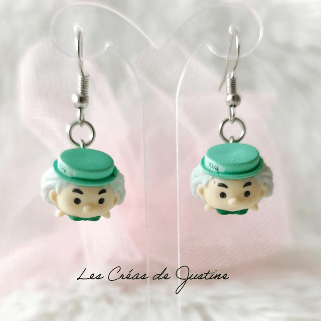 Boucles d'oreilles Tsum tsum chapelier 