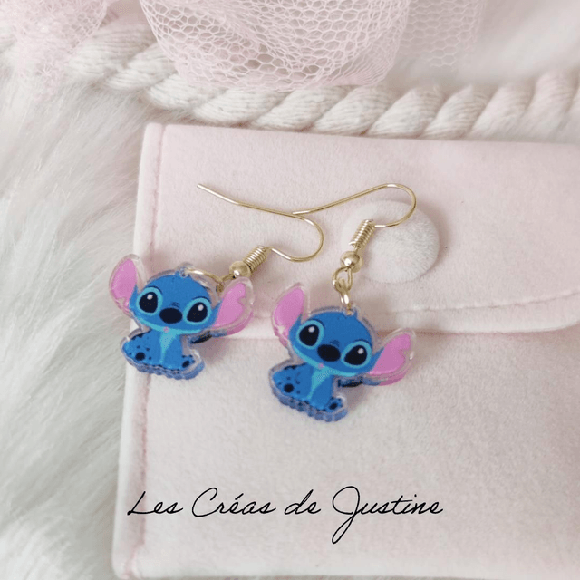 Boucles d'oreilles Stitch 