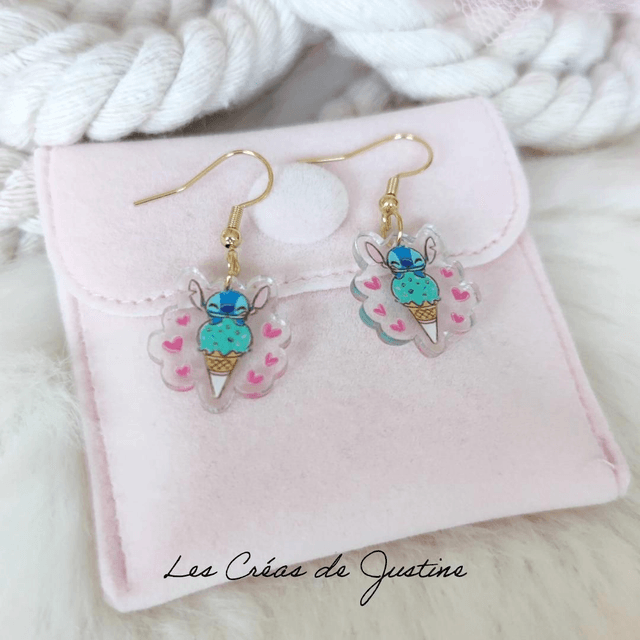 Boucles d'oreilles Stitch 