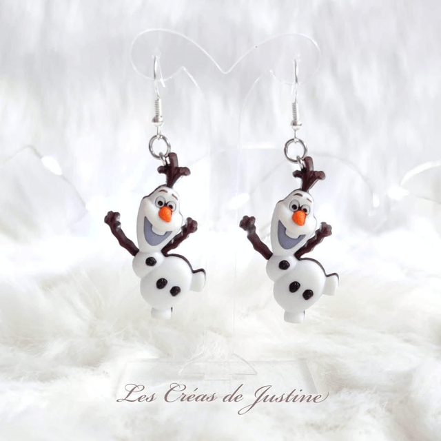 Boucles d'oreilles olaf