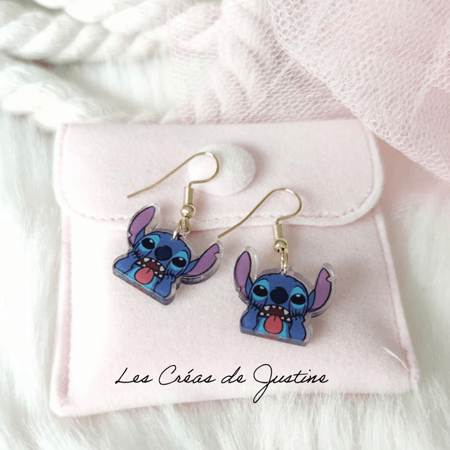 Boucles d'oreilles Stitch 