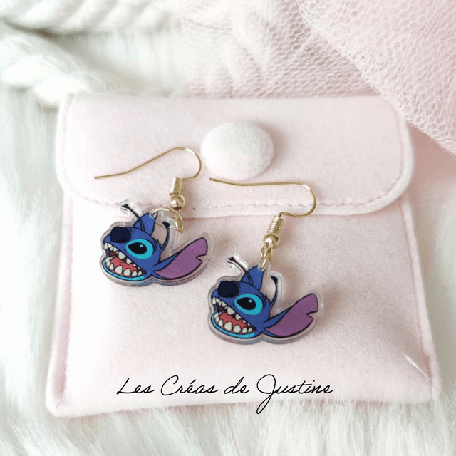 Boucles d'oreilles Stitch 