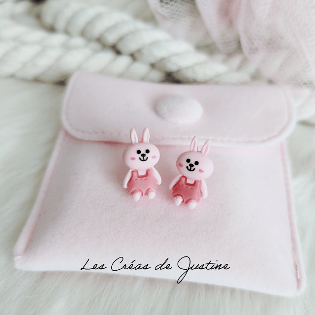 Lapins roses 