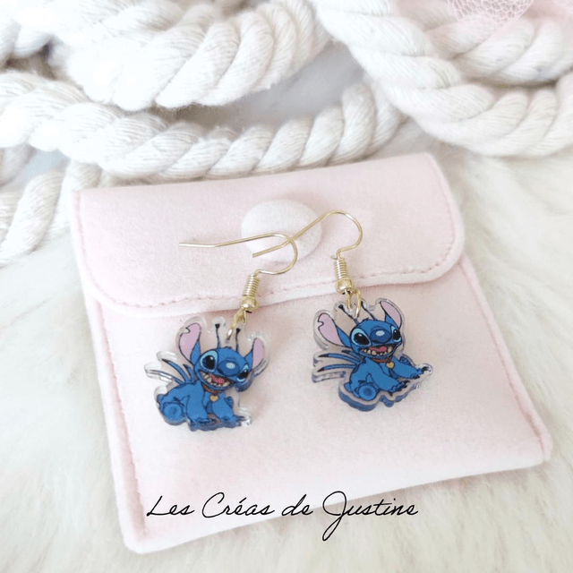 Boucles d'oreilles Stitch 