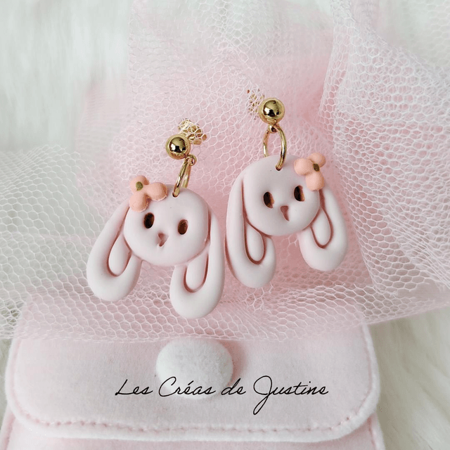 Boucles d'oreilles lapin