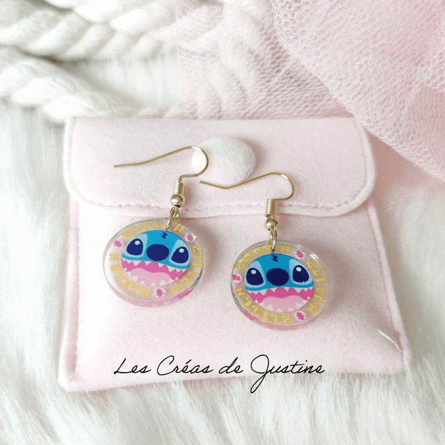 Boucles d'oreilles Stitch 
