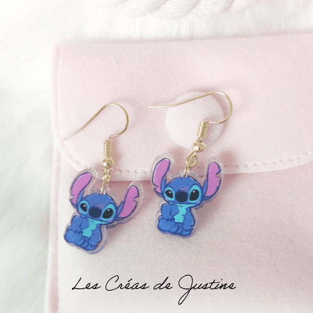 Boucles d'oreilles Stitch 