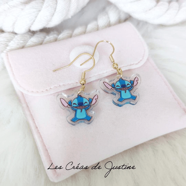 Boucles d'oreilles Stitch 