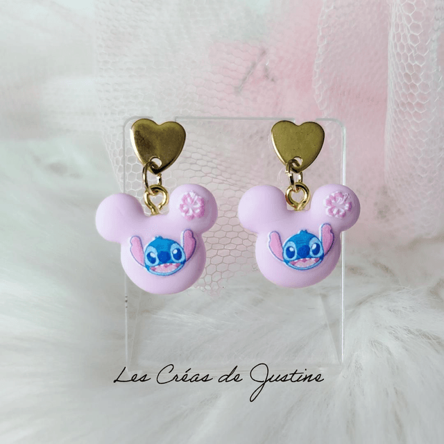 Boucles d'oreilles stitch 