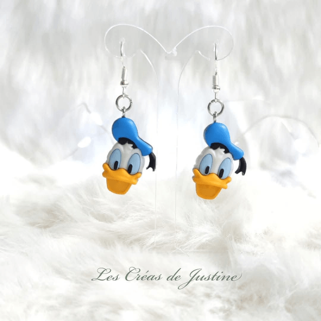 Boucles d'oreilles Donald 