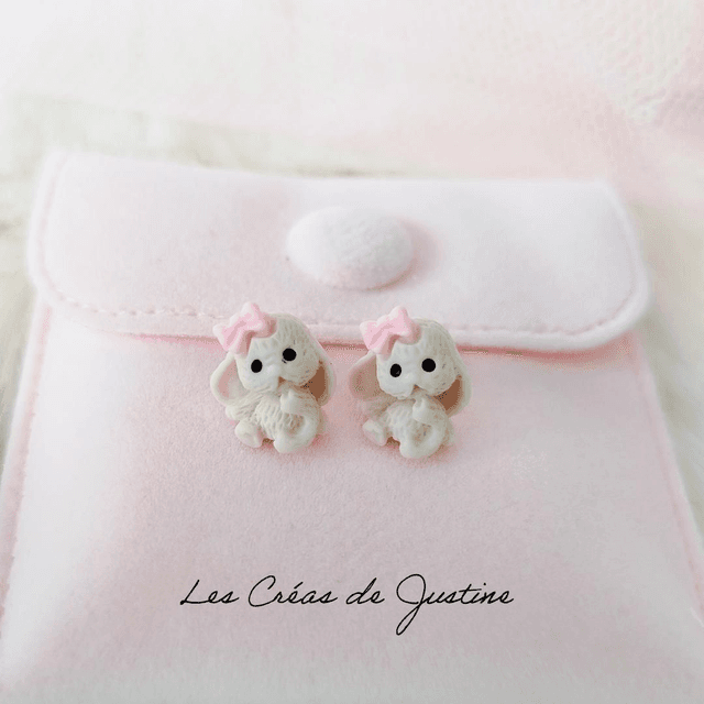 Boucles d&#039;oreilles lapin 