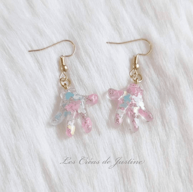 Boucles d&#039;oreilles gants Mickey pop&#039;s 