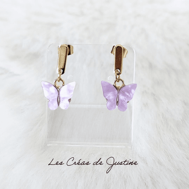 Papillons lilas 