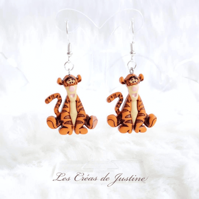 Boucles d&#039;oreilles Tigrou 