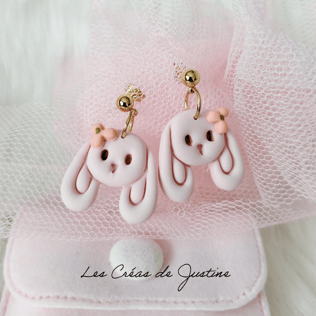 Boucles d&#039;oreilles lapin