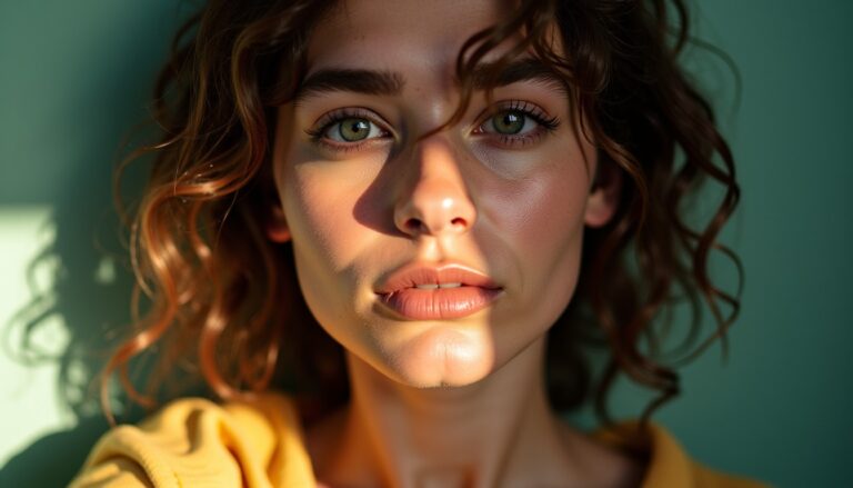 Quelle teinte de cheveux sublime les yeux verts et la peau claire ?