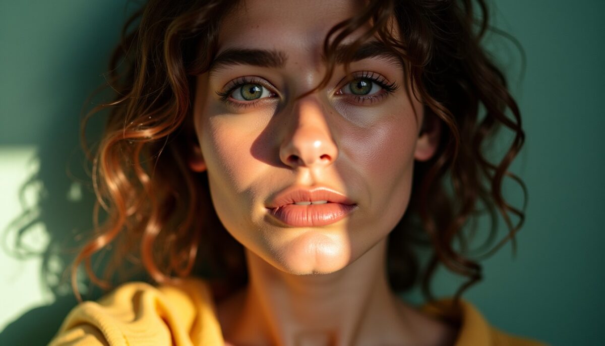 Quelle teinte de cheveux sublime les yeux verts et la peau claire ?