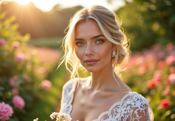 Maquillage naturel pour mariée aux yeux verts : 10 inspirations à découvrir